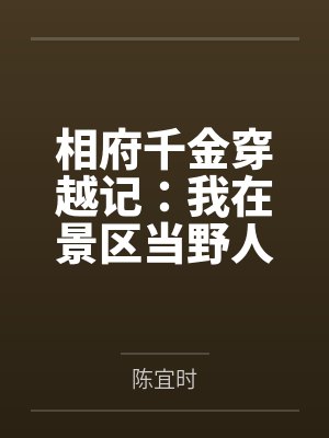相府千金穿越记:我在景区当野人 相府千金穿越记:我在景区当野人
